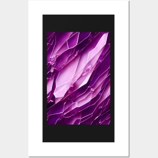 Jewel Pattern - Violet Amethyst, for a bit of luxury in your life! #9 Posters and Art